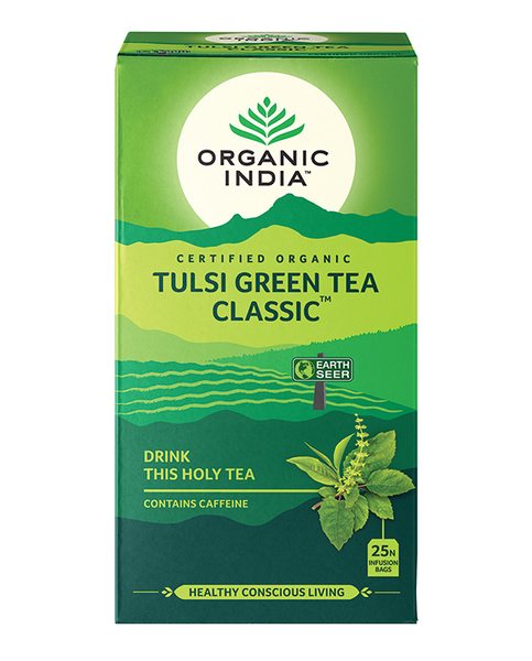 Tea Tulsi Green Organic India - Aurana Foods
