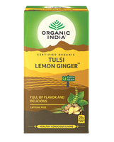 Tea Tulsi Lemon Ginger Organic India - Aurana Foods