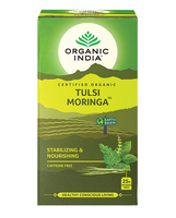Tea Tulsi Moringa Organic India - Aurana Foods