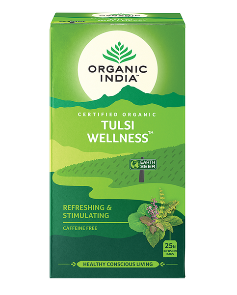 Tea Tulsi Wellness Organic India - Aurana Foods